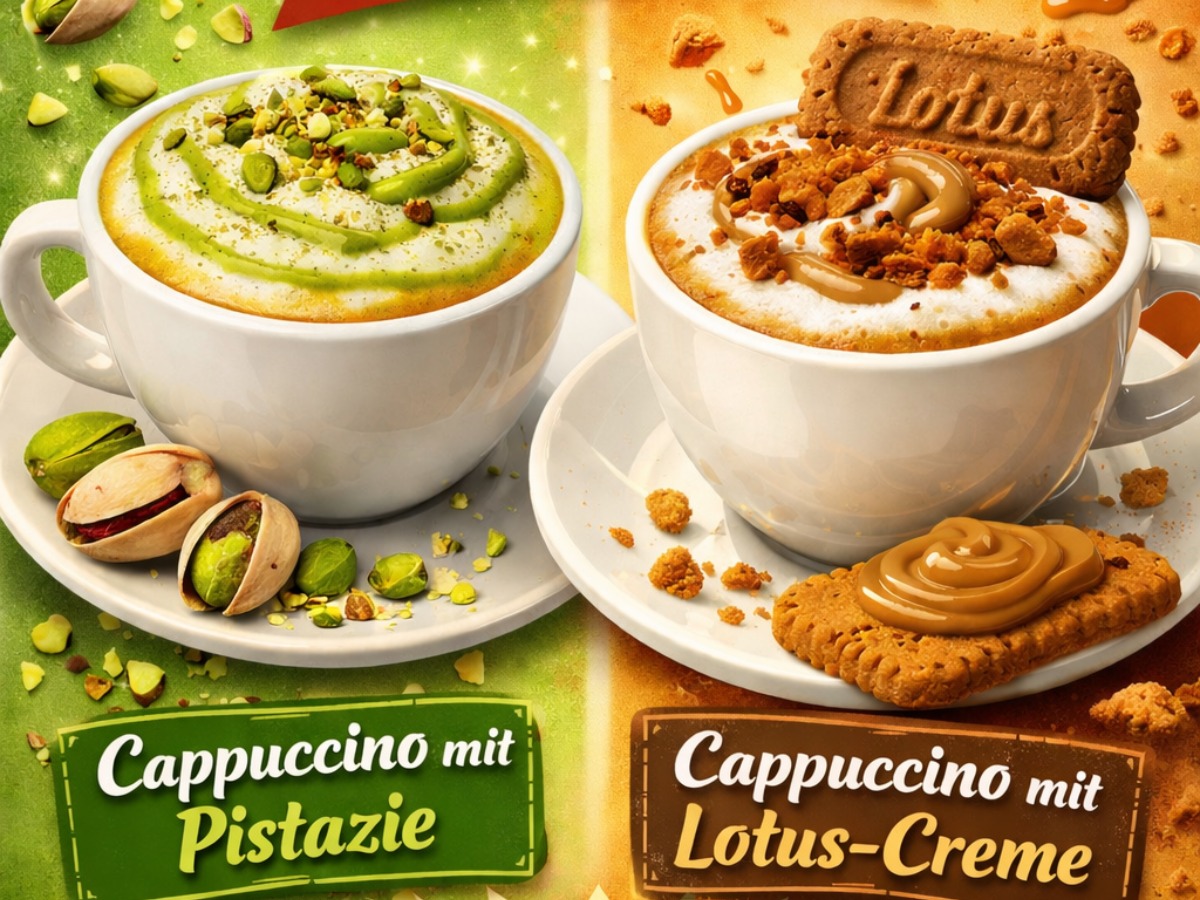 Neue Cappuccini Pistazie und Lotus