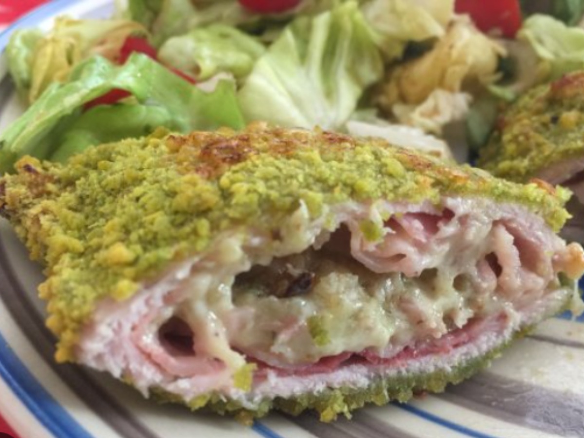Panzerotto mit Pistazie